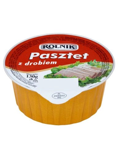 Geflügelpastete - Pasztet z drobiem 130g - Rolnik