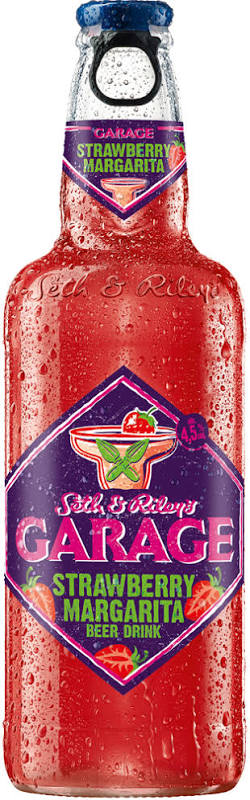 Garage Strawberry Margarita — Alkoholisches Erdbeer-Getränk 4,5% 400ml