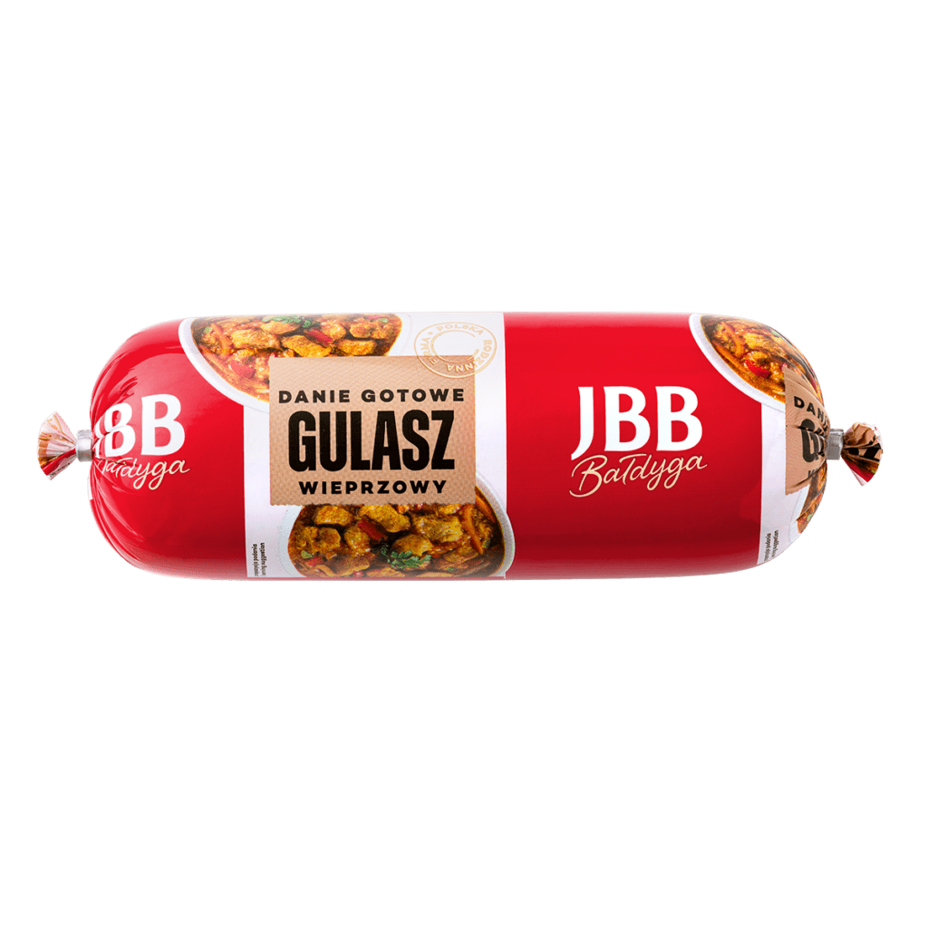 JBB Gulasz Wieprzowy 800g - Polnischer Schweinegulasch - Polskashop24.de - Online Supermarkt mit Lebensmittel aus Polen