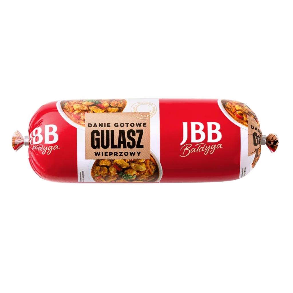 JBB Gulasz Wieprzowy 800g - Polnischer Schweinegulasch - Polskashop24.de - Online Supermarkt mit Lebensmittel aus Polen