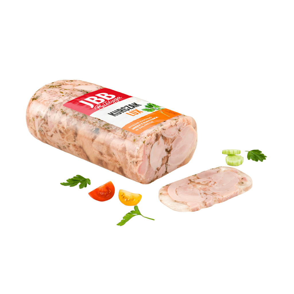 JBB Kurczak Lux ca. 1,2kg kaufen - Gekochtes Hähnchenfleisch - Polskashop24.de - Online Supermarkt mit Lebensmittel aus Polen