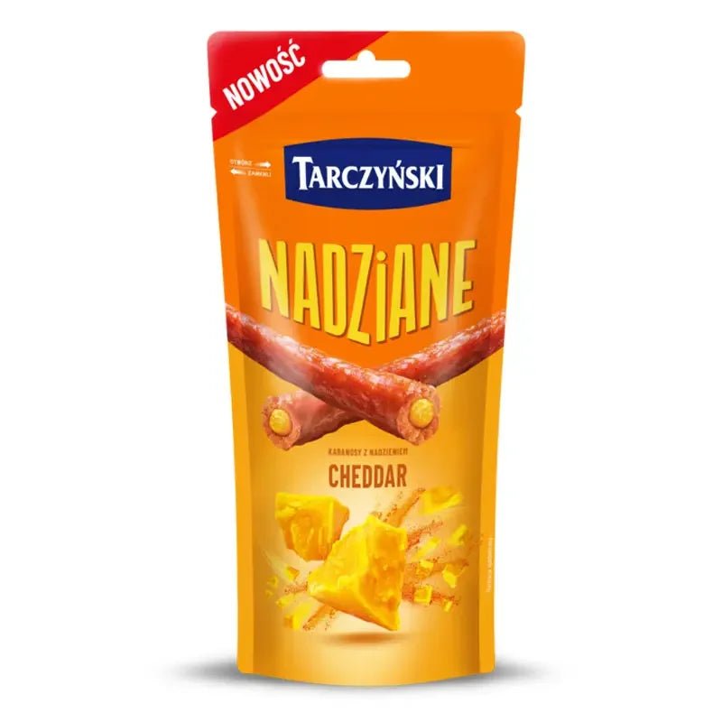Kabanosy Cheddar - Cabanossi m. Cheddar Füllung 95g - Tarczyński - Polskashop24