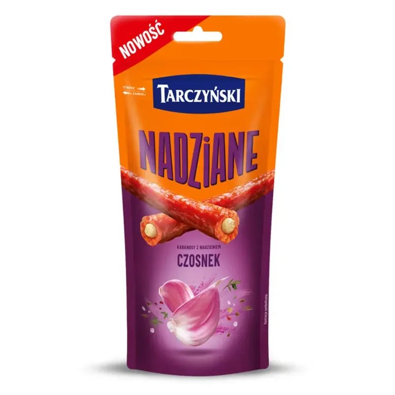 Kabanosy Czosnek - Cabanossi m. Knoblauch Füllung 95g - Tarczyński - Polskashop24