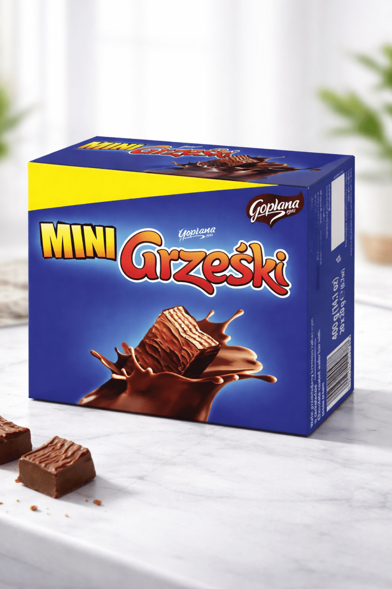 Kakao - Waffelriegel Grzeski Mini 20x20g - Goplana - Polskashop24