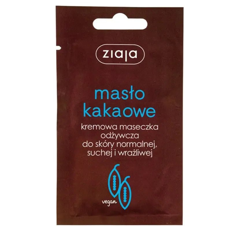Kakaobutter - Gesichtsmaske - Maseczka odżywcza masło kakaowe 7ml - Ziaja - Polskashop24