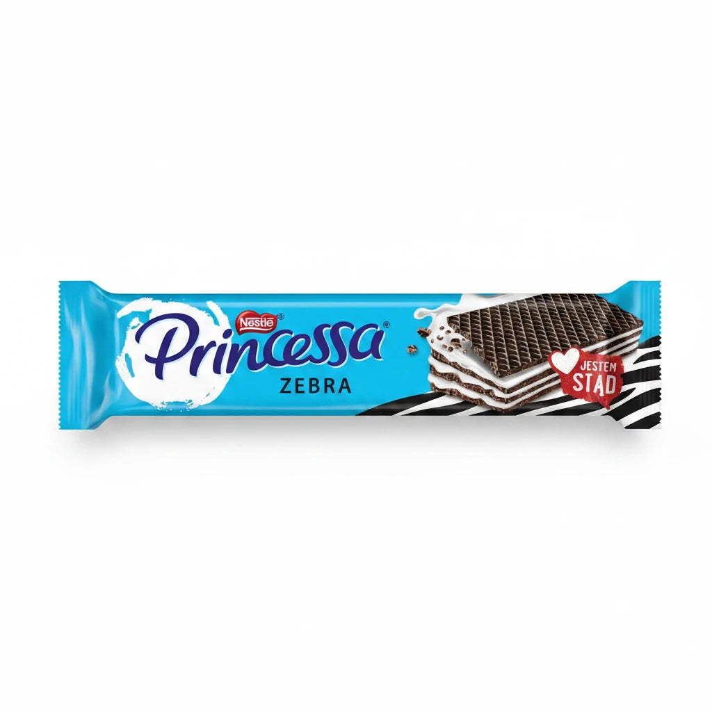 Kakaowaffel mit Milchcreme - Princessa Zebra 30g - Nestle - Polskashop24