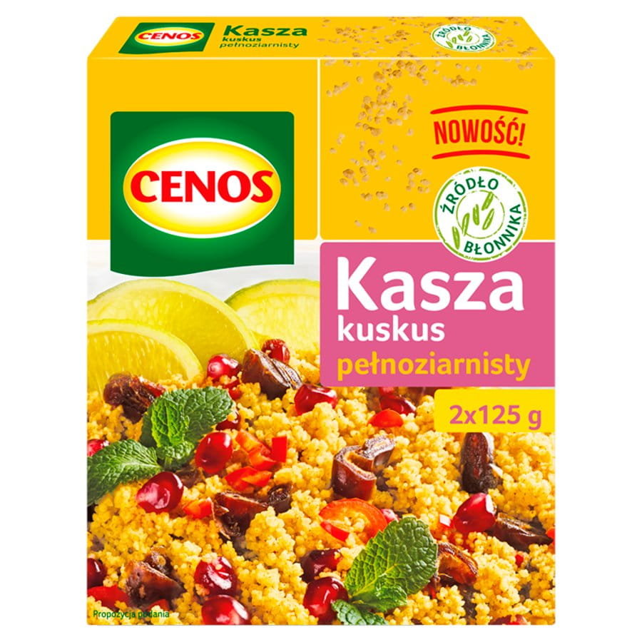 Cenos Couscous Kasza Kuskus 2 x 125 g - Polskashop24