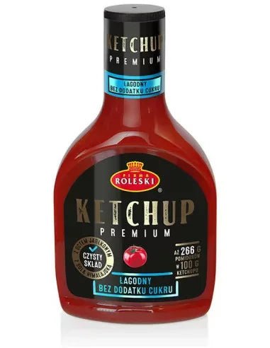 Ketchup mild ohne Zucker Łagodny 425g - Roleski - Polskashop24