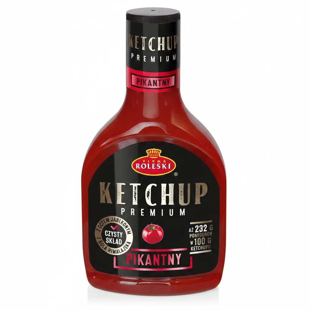 Ketchup Premium Pikantny - Ketchup Pikant 425g - Roleski - Polskashop24