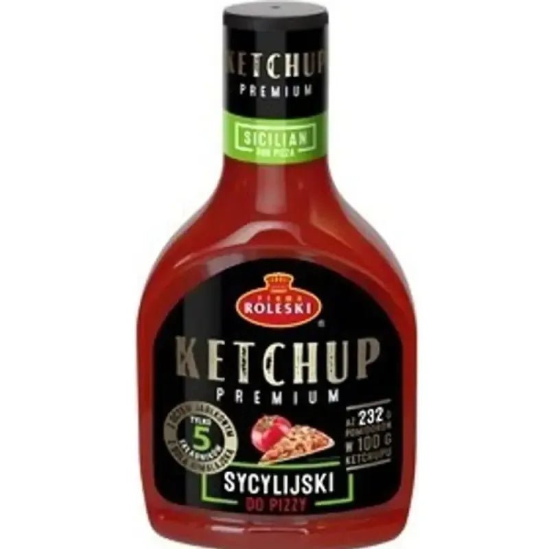 Ketchup Premium Sycylijski - Ketchup Sizilianische Art 465g - Roleski - Polskashop24