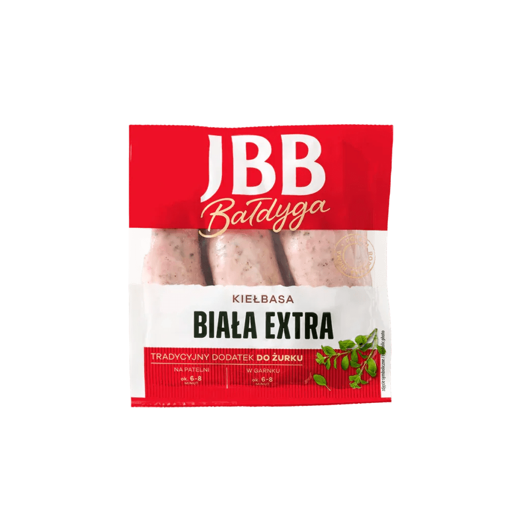 Kiełbasa Biała Extra - Weißwurst ca. 400 - 450g - JBB - Polskashop24
