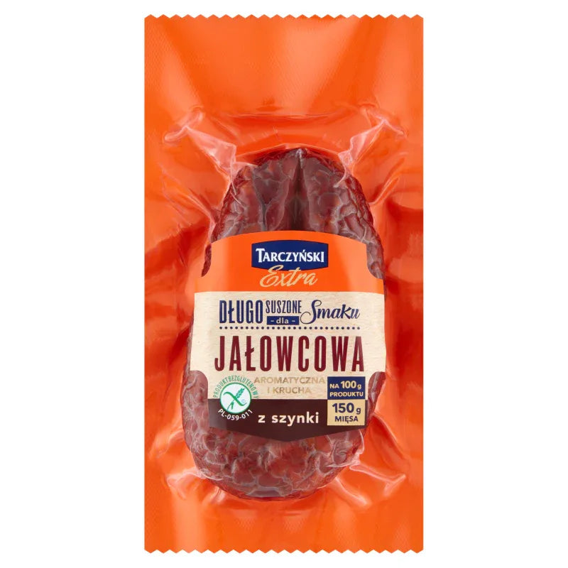 TARCZYŃSKI Wacholderwurst Kiełbasa jałowcowa 150g - glutenfreie polnische Trockenwurst mit Wacholderaroma