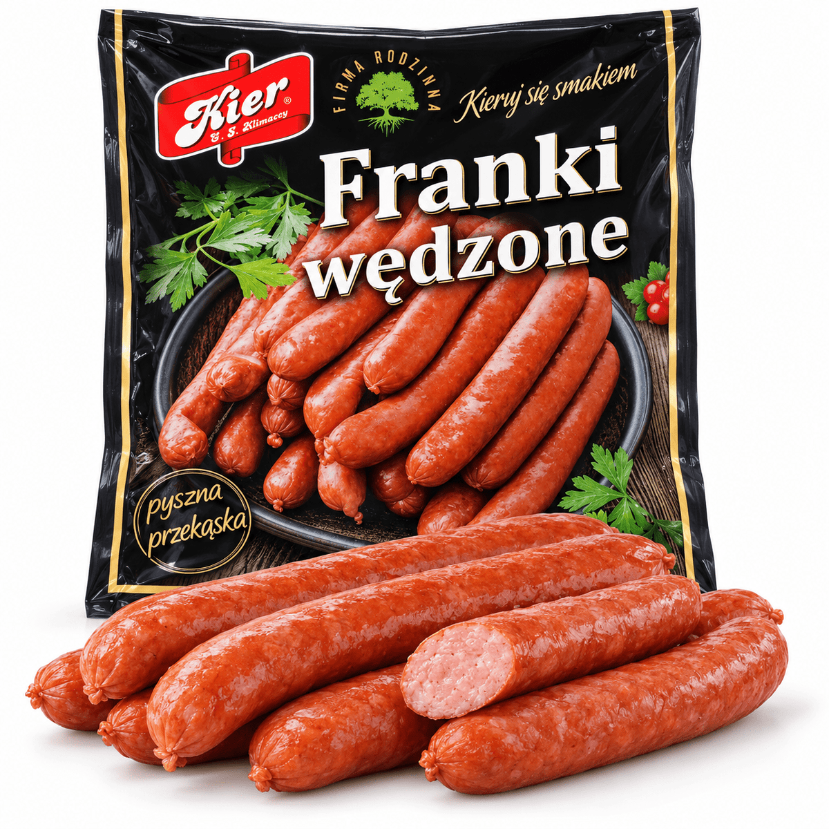 Kier geräucherte Frankfurter Würstchen – Frankfurterki / Franki wędzone