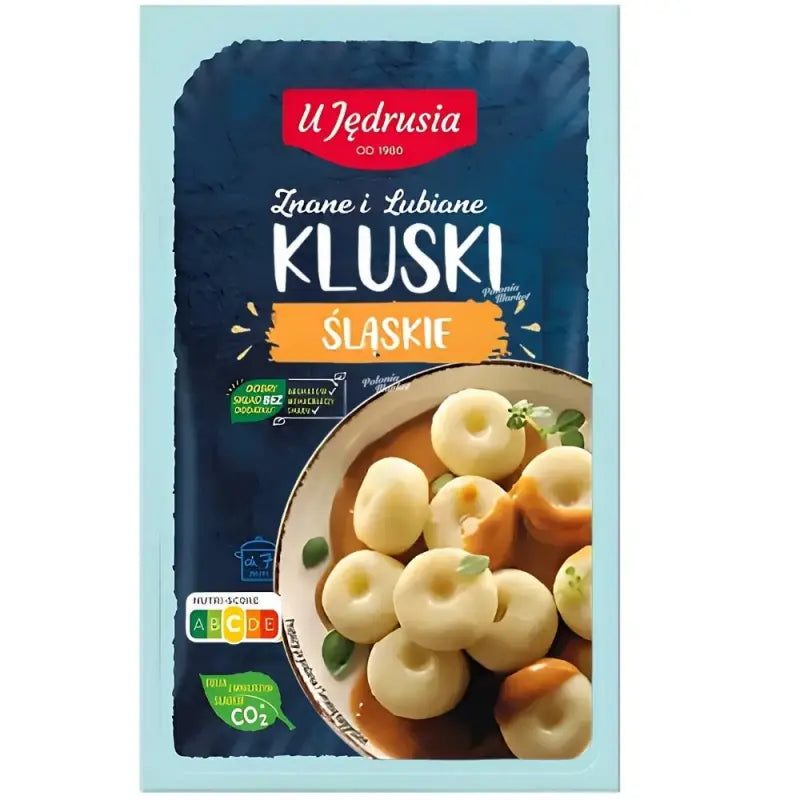 Schlesische Klöße Kluski śląskie von U Jędrusia - Traditionelle polnische Kartoffelklöße mit Mulde 400g