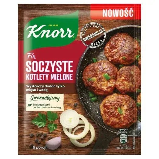 Knorr Fix Soczyste Kotlety Mielone - Saftige Hackfleischbällchen 70g kaufen - Polskashop24