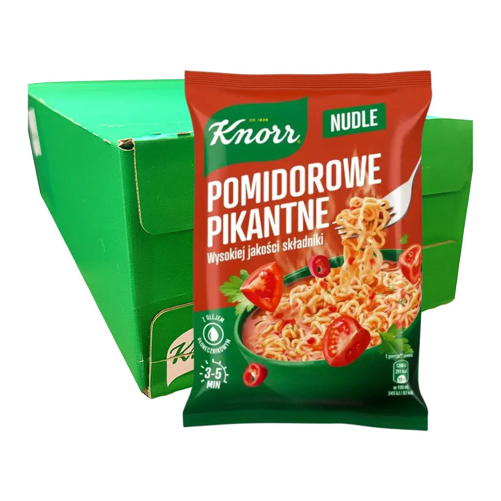 Knorr Nudle Tomatensuppe Scharf - Pomidorowa Ostra 63g - Vorratspack kaufen - Polskashop24