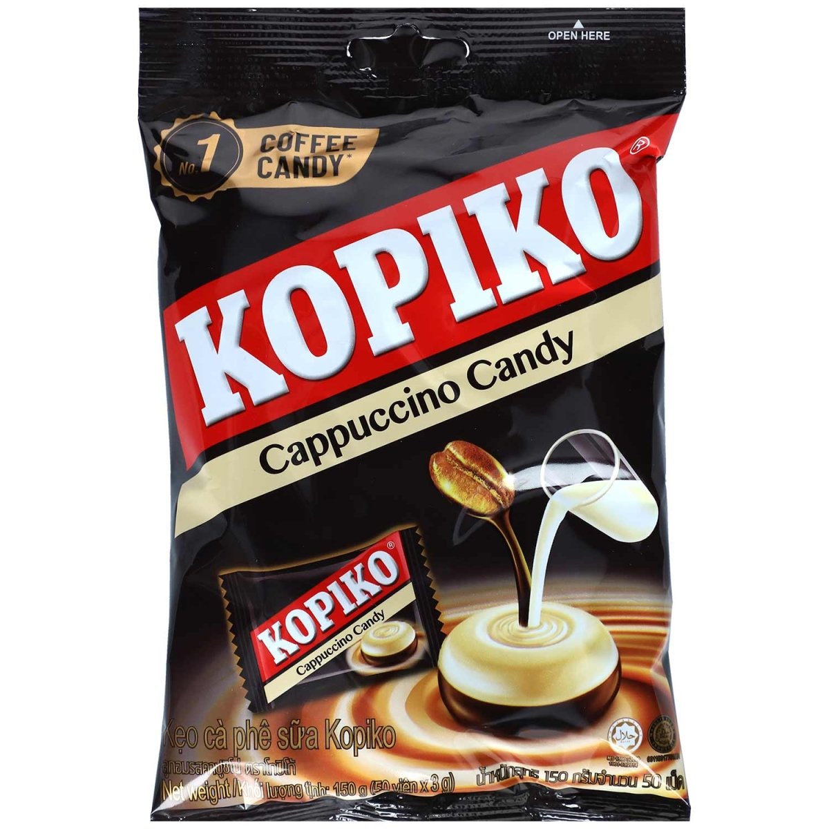 Kopiko Cappuccino Candy Kaffeebonbons 100g - Kopiko - Polskashop24
