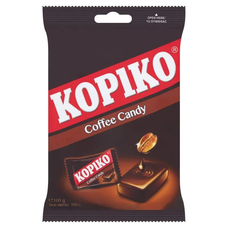 Kopiko Kaffeebonbons 100g von Storck - Hartbonbons mit echtem Kaffeeextrakt und Koffein