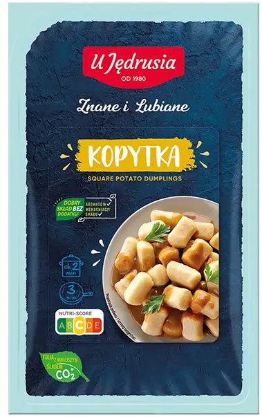 Kopytka Kartoffelklößchen von U Jędrusia - Traditionelle polnische Kartoffelklößchen 400g