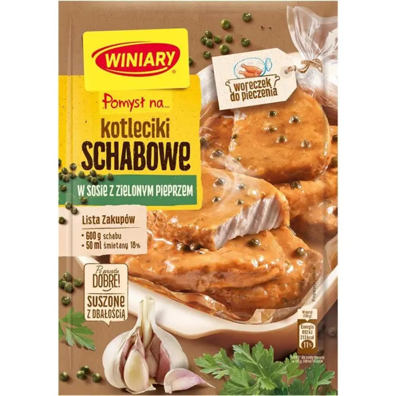 Winiary Kotleciki schabowe Schweinekotelett 40g Gewürzmischung für polnische Schnitzel