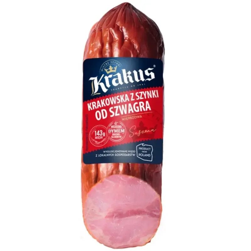 Krakowska mit Schinken Krakauska z szynki 250g - Krakus - Polskashop24