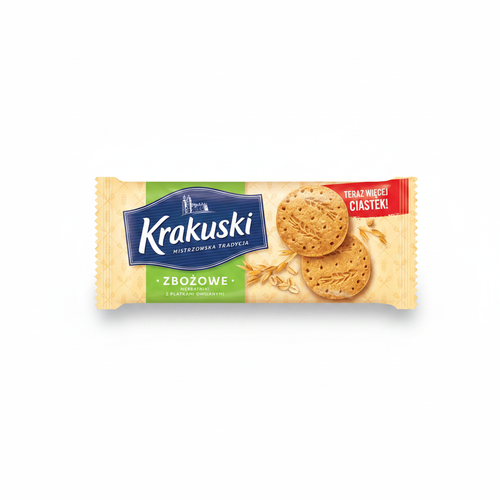 Krakuski Haferkekse Zbożowe 201g - Bahlsen - Polskashop24