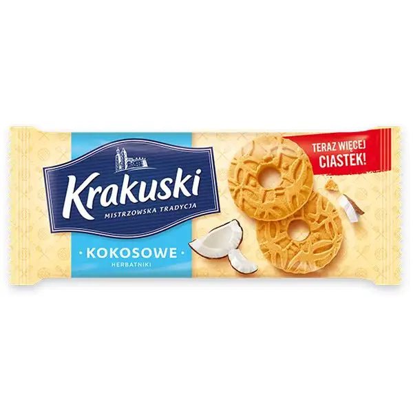 Krakuski Kokos Kekse 168g - Bahlsen - Polskashop24