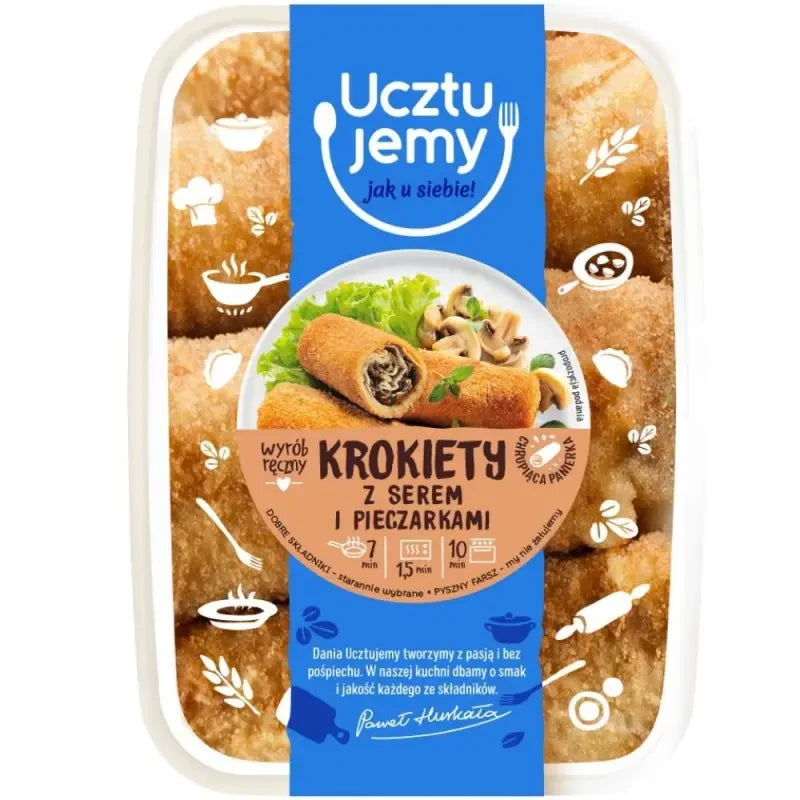 Krokiety Kroketten mit Pilzen und Käse 400g - Ucztujemy