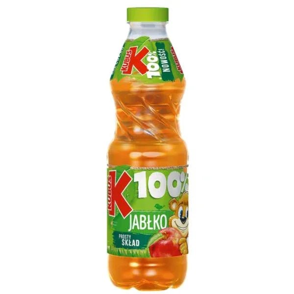 Kubuś Sok 100% Apfel (zzgl. 0,25€ Pfand) 0,85l - Polnischer Apfelsaft - Polskashop24