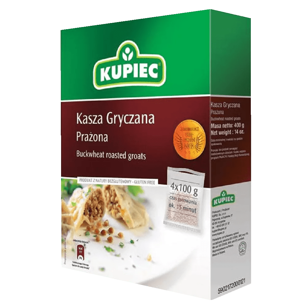 Kupiec Buchweizengrütze geröstet 4 x 100 g - Polskashop24