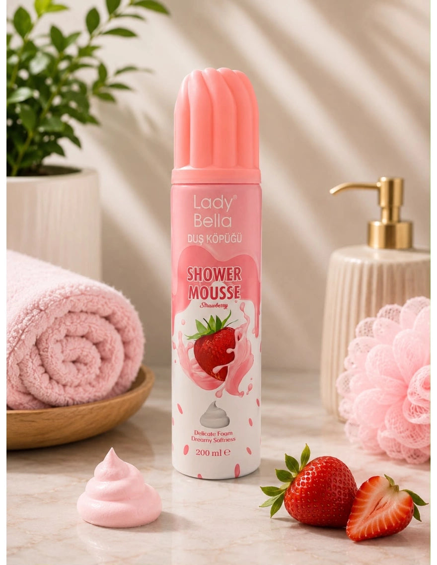 Duschschaum Pianka do Prysznica Truskawka 200ml - Lady Bella