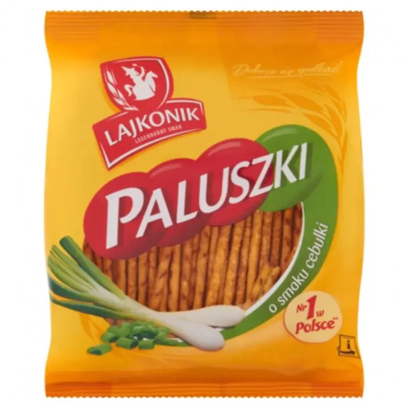 Lajkonik Salzstangen mit Zwiebelgeschmack 150g - Lorenz - Polskashop24