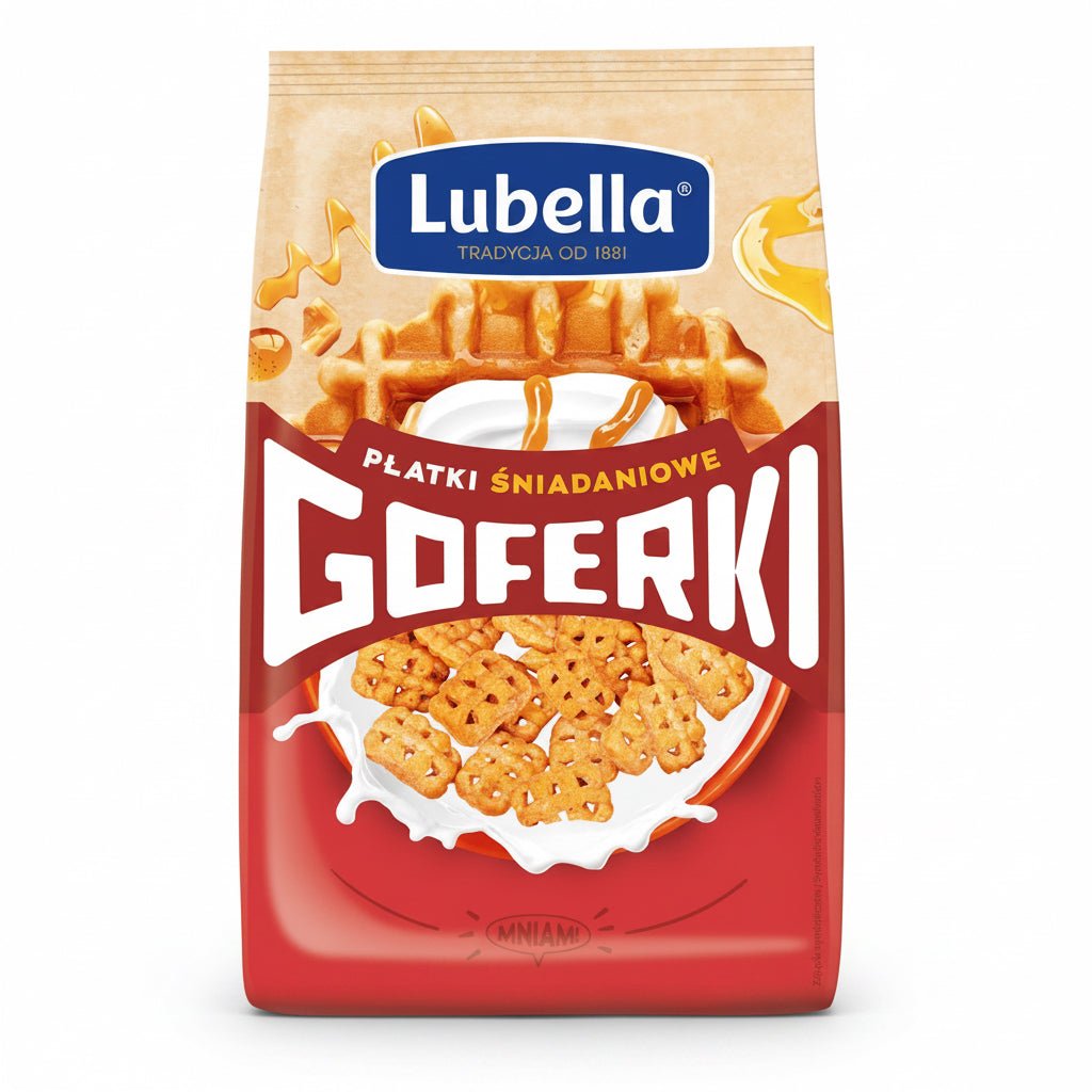 Lubella Goferki – Butter-Waffelform Frühstücksflocken 400g - Polskashop24