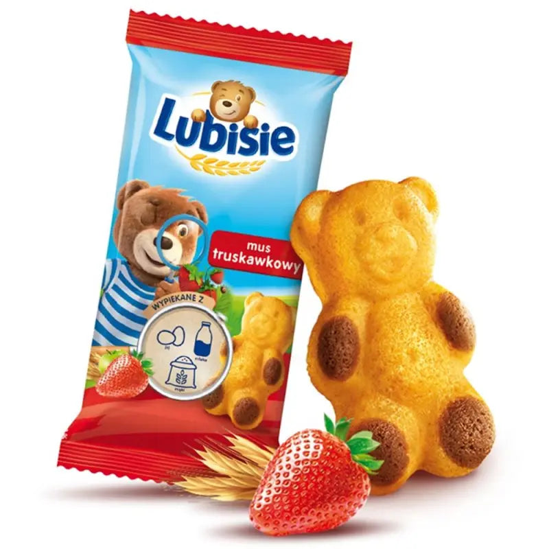 Lubisie Erdbeer-Mus Mus Truskawkowy 30g x 24 - Mondelez