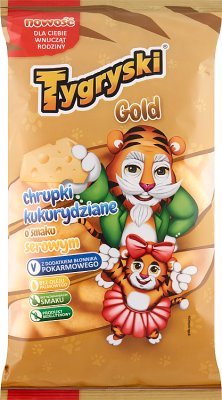 Mais Stangen Tygryski ''Serowe'' Käse Geschmack 100g - Polskashop24.de - Online Supermarkt mit Lebensmittel aus Polen