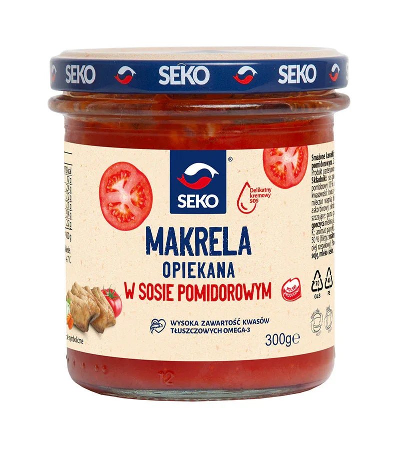 Geräucherte Makrele in Tomatensauce 300g