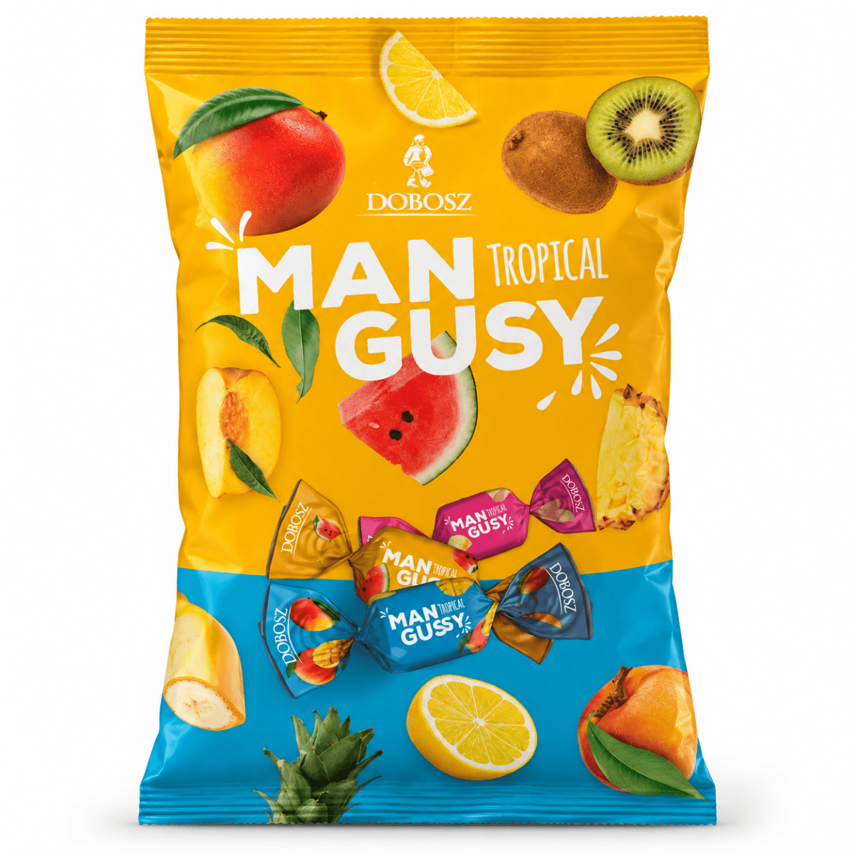 Mangusy Tropical Fruchtbonbons 300 g – Dobosz - Polskashop24