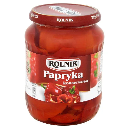 Marinierte Paprika Papryka Konserwowa 720ml - Rolnik - Polskashop24