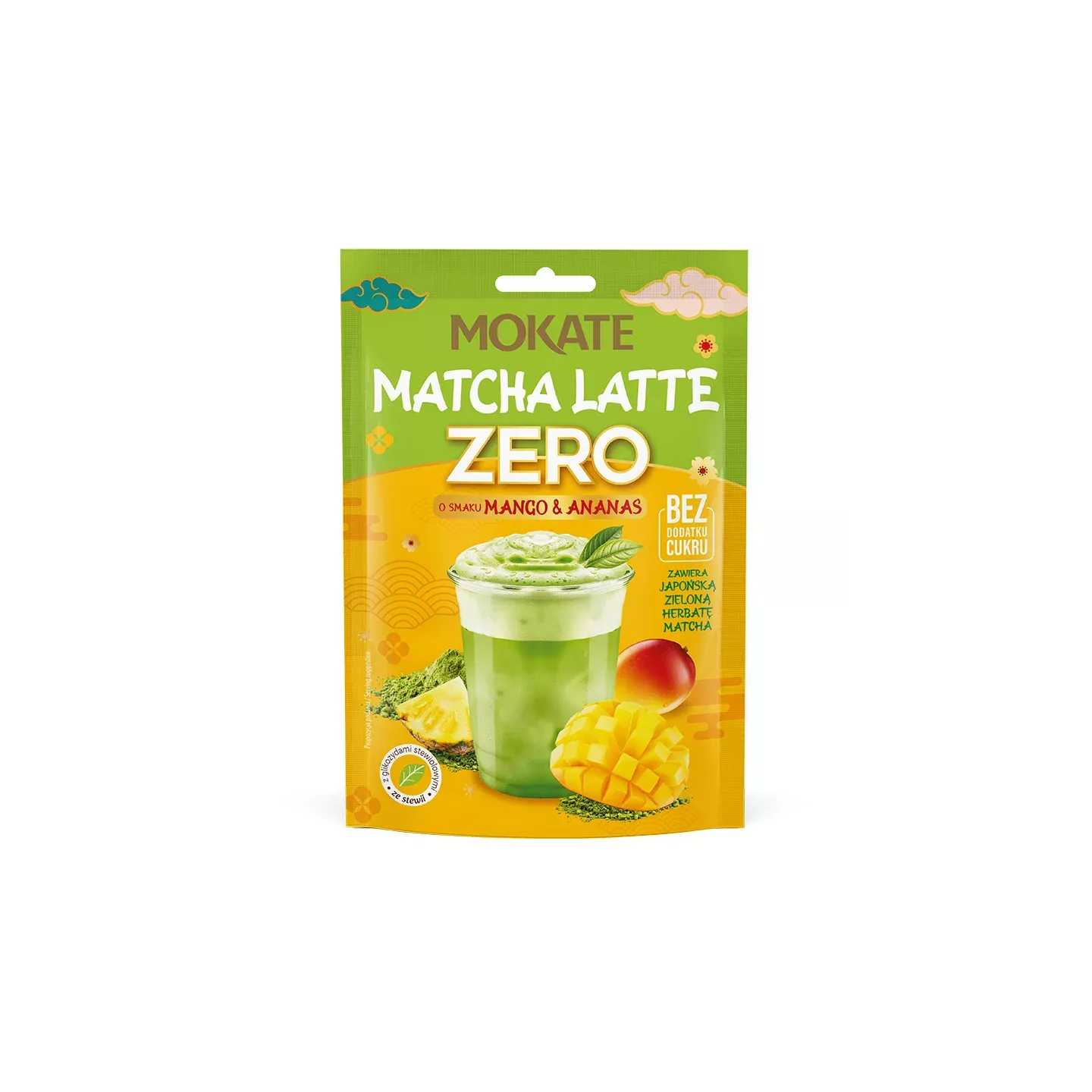 Mokate Matcha Latte Zero Mango-Ananas 20 g - Polskashop24