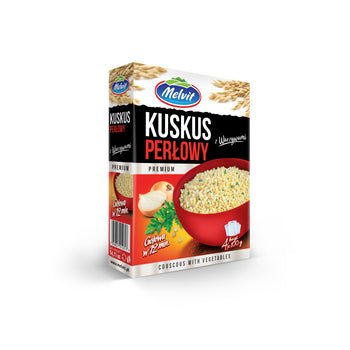 Melvit Perl-Couscous mit Gemüse 4 x 80 g - Polskashop24
