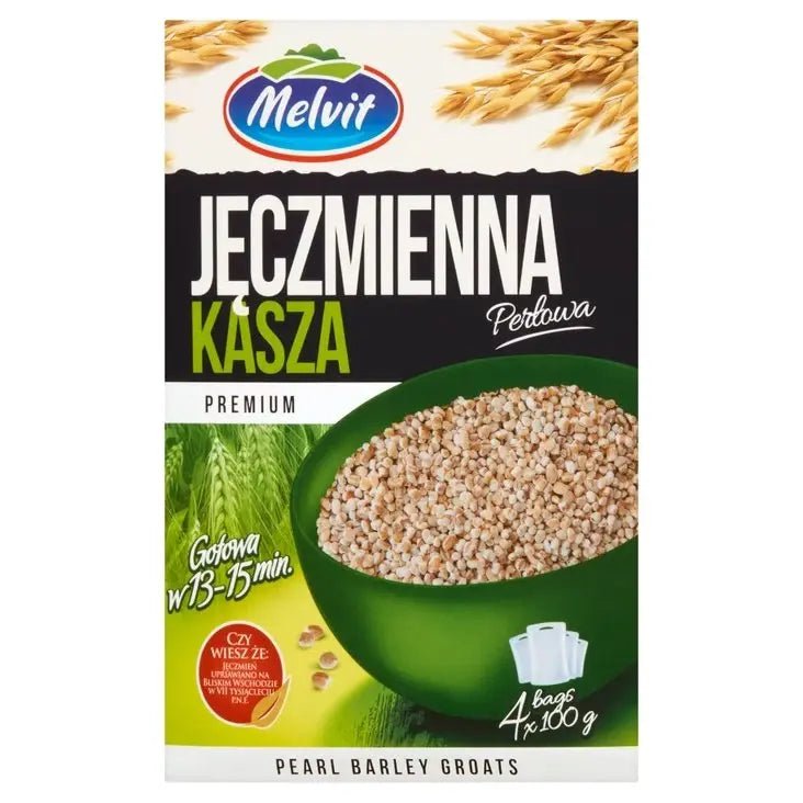 Melvit Perlgraupen Kasza Jęczmienna Perłowa 4 x 100 g - Polskashop24
