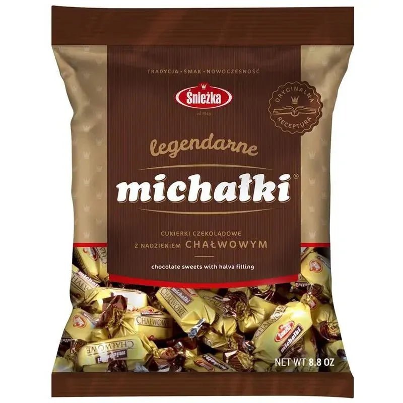 Michalki Chalwowe z orzechami 250g Sniezka - Polnische Halva - Pralinen mit Nüssen kaufen - Polskashop24
