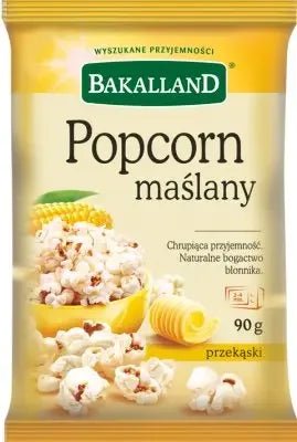Mikrowellen - Popcorn Butter Popcorn Maślany 90g - Bakalland - Polskashop24