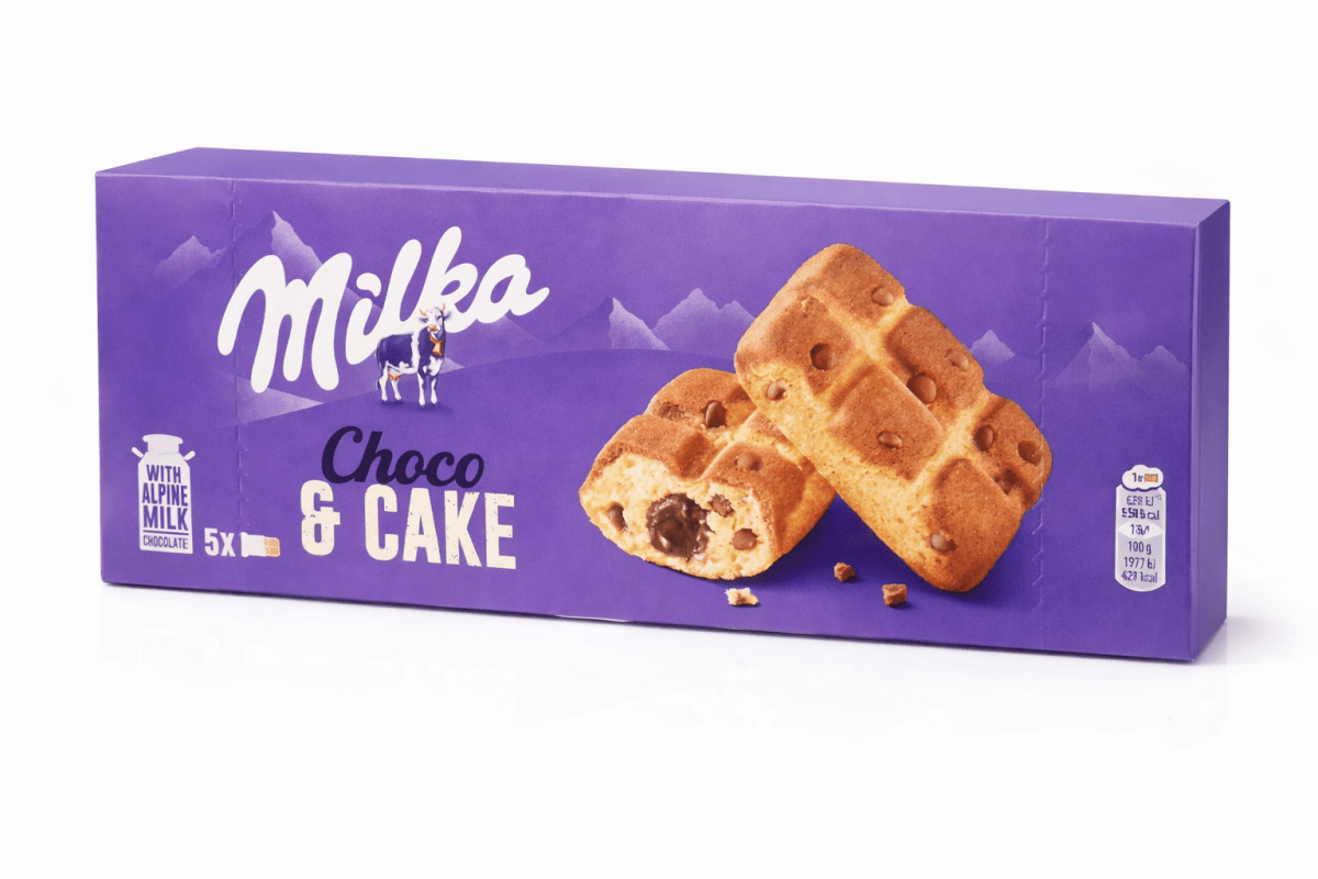 Milka Choco & Cake 175g (5x35g)Schokoküchlein mit Alpenmilch - Schokolade/Biszkopty z czekolada - Polskashop24