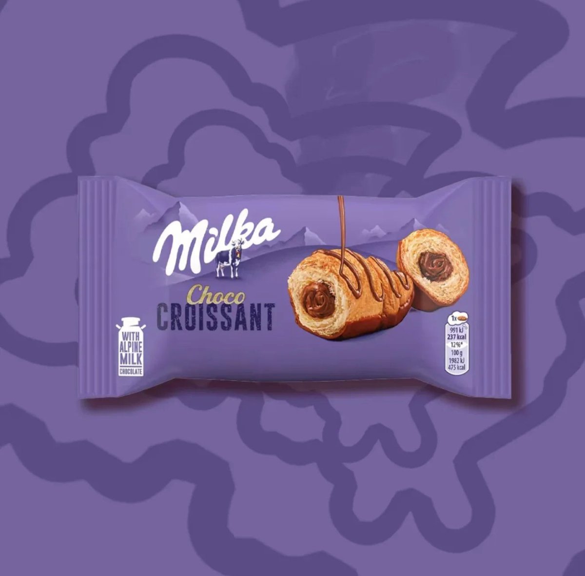 Milka Croissant Choco 50g - Mondelez - Polskashop24
