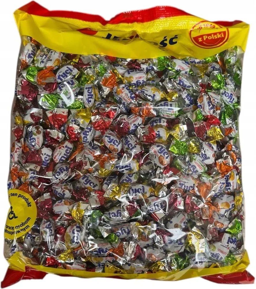 Mini Fruchtbonbons - Tyci mini cukierki owocowe 1kg - Jedność - Polskashop24