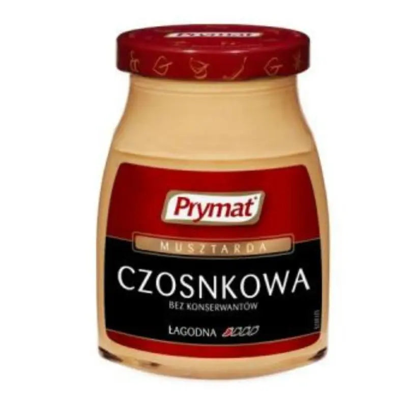 Prymat Musztarda Czosnkowa 185g Knoblauch Senf polnischer Senf