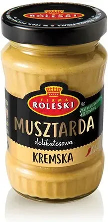 Roleski Kremska-Senf Musztarda Kremska 175g cremig glutenfrei polnischer Senf traditionell