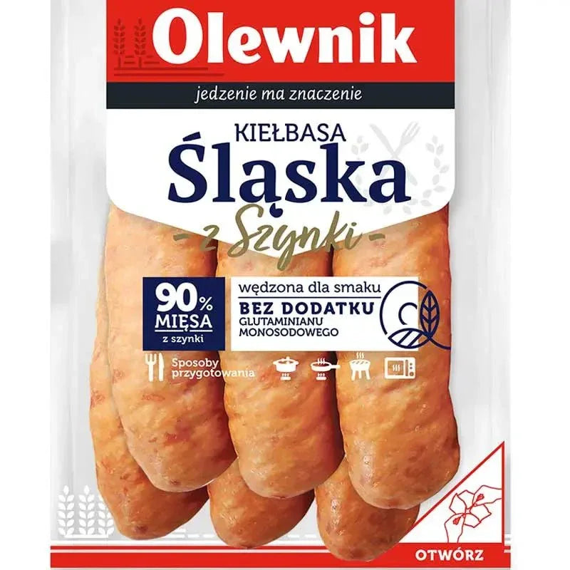 Olewnik Śląska z Szynki 500g - Schlesische Schinkenwurst - Polskashop24.de - Online Supermarkt mit Lebensmittel aus Polen