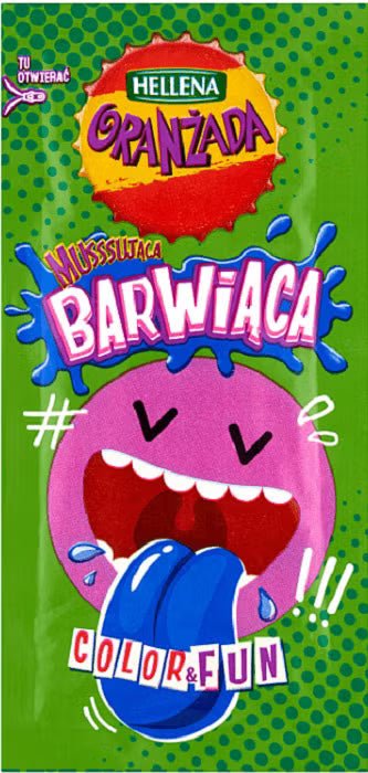 Oranżada Barwiąca Color&Fun 6g - Hellena - Polskashop24